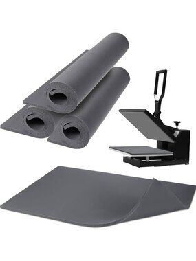 2 Pack Silicone Heat Press Mat 16x24 Inch, Thick Cuttable Pad for Heat Transfer